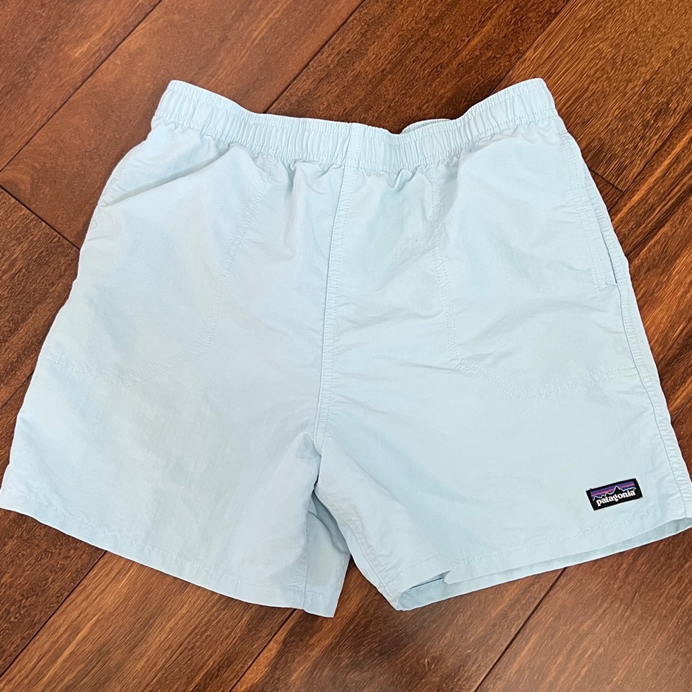 Patagonia- boys baggie shorts with rash guard.